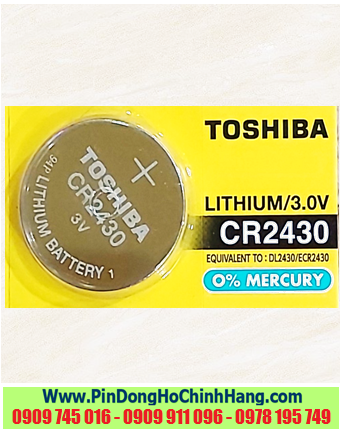 Pin Toshiba CR2430 _Pin CR2430